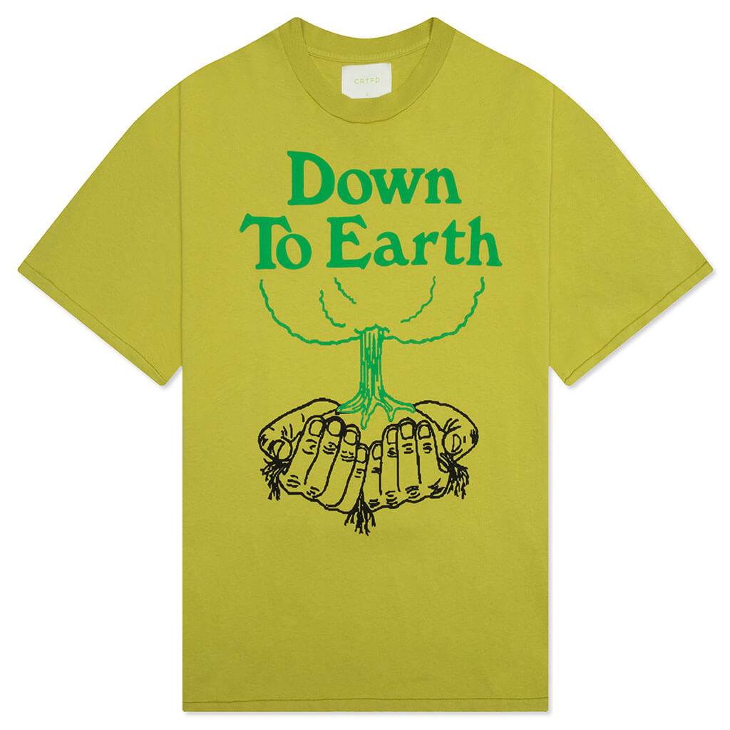 Down to Earth Tee - Bright Green