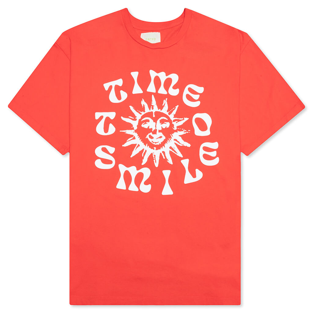 Time to Smile T-Shirt - Grapefruit, , large image number null