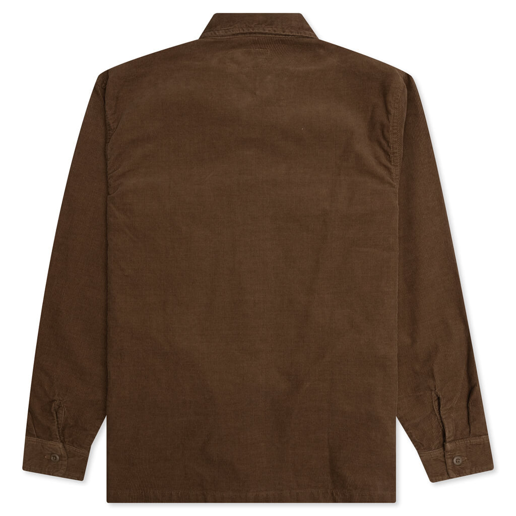 Dixon Shirt Jacket Rinsed - Hamilton Brown