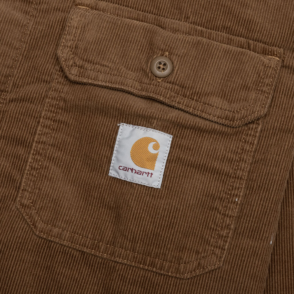 Dixon Shirt Jacket Rinsed - Hamilton Brown, , large image number null