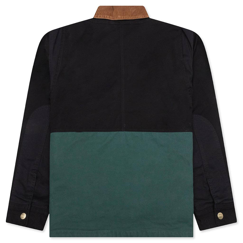 Heston Jacket - Black/Discovery Green