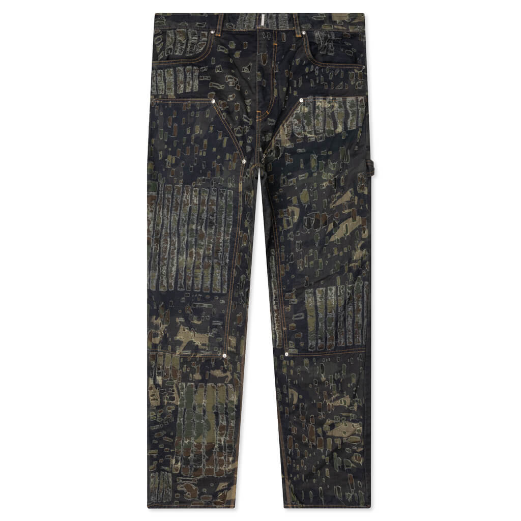 Carpenter Denim Trousers - Brown/Khaki, , large image number null