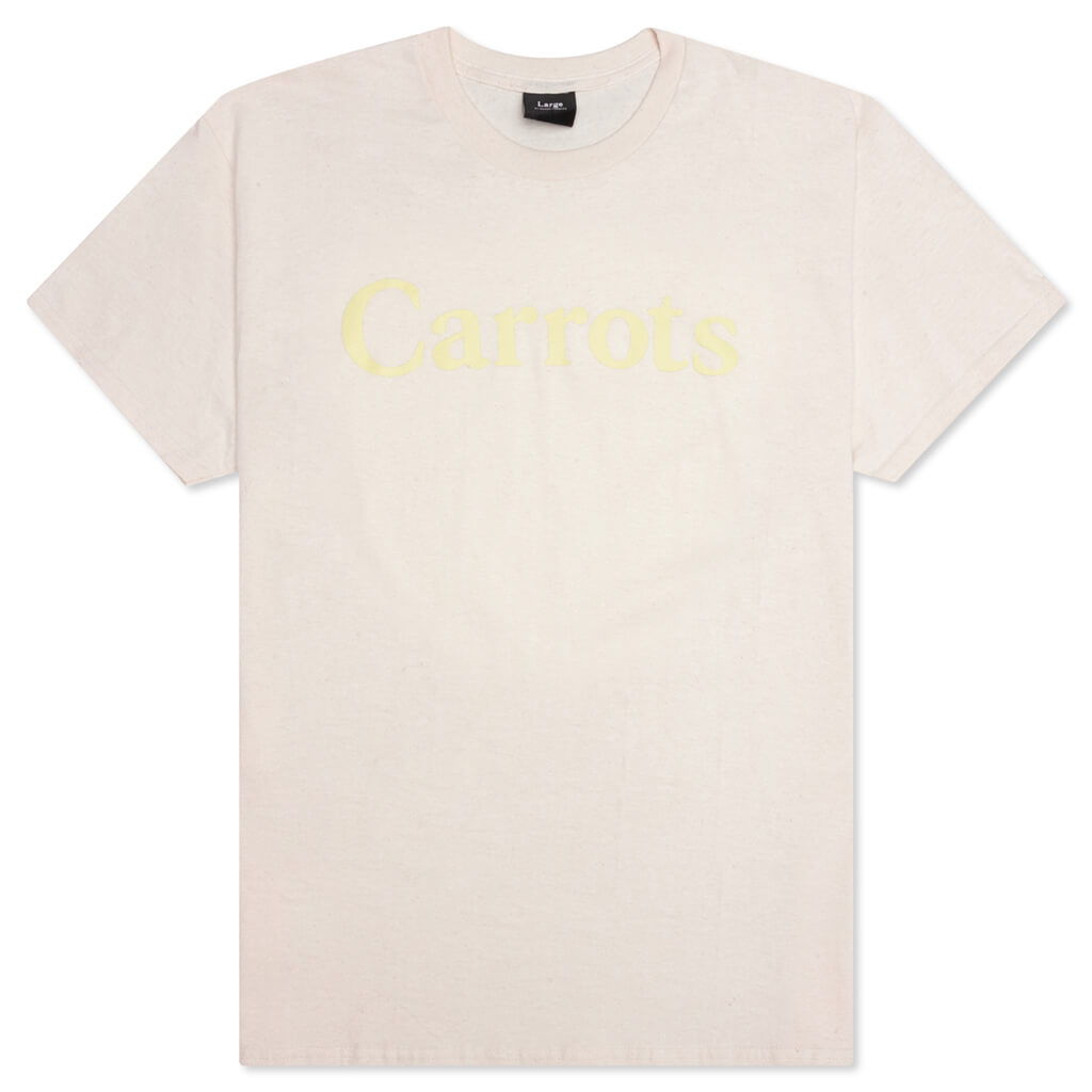 Carrots By Anwar Carrots Wordmark T-Shirt - Cream