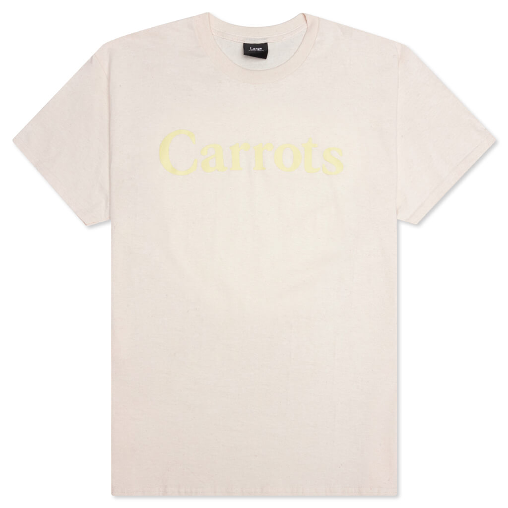 Carrots By Anwar Carrots Wordmark T-Shirt - Cream, , large image number null