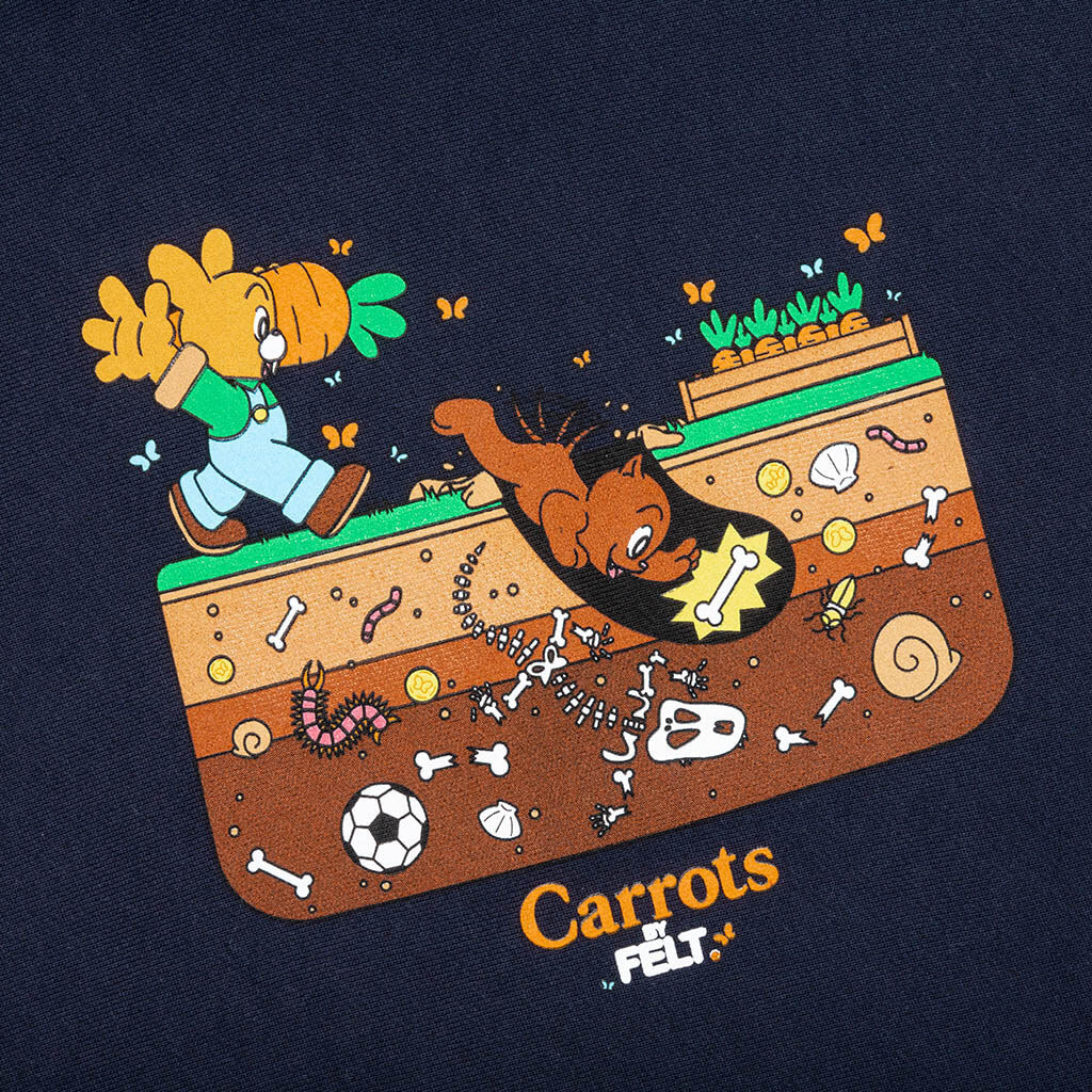 Carrots by Backyard Hoodie - Navy, , large image number null