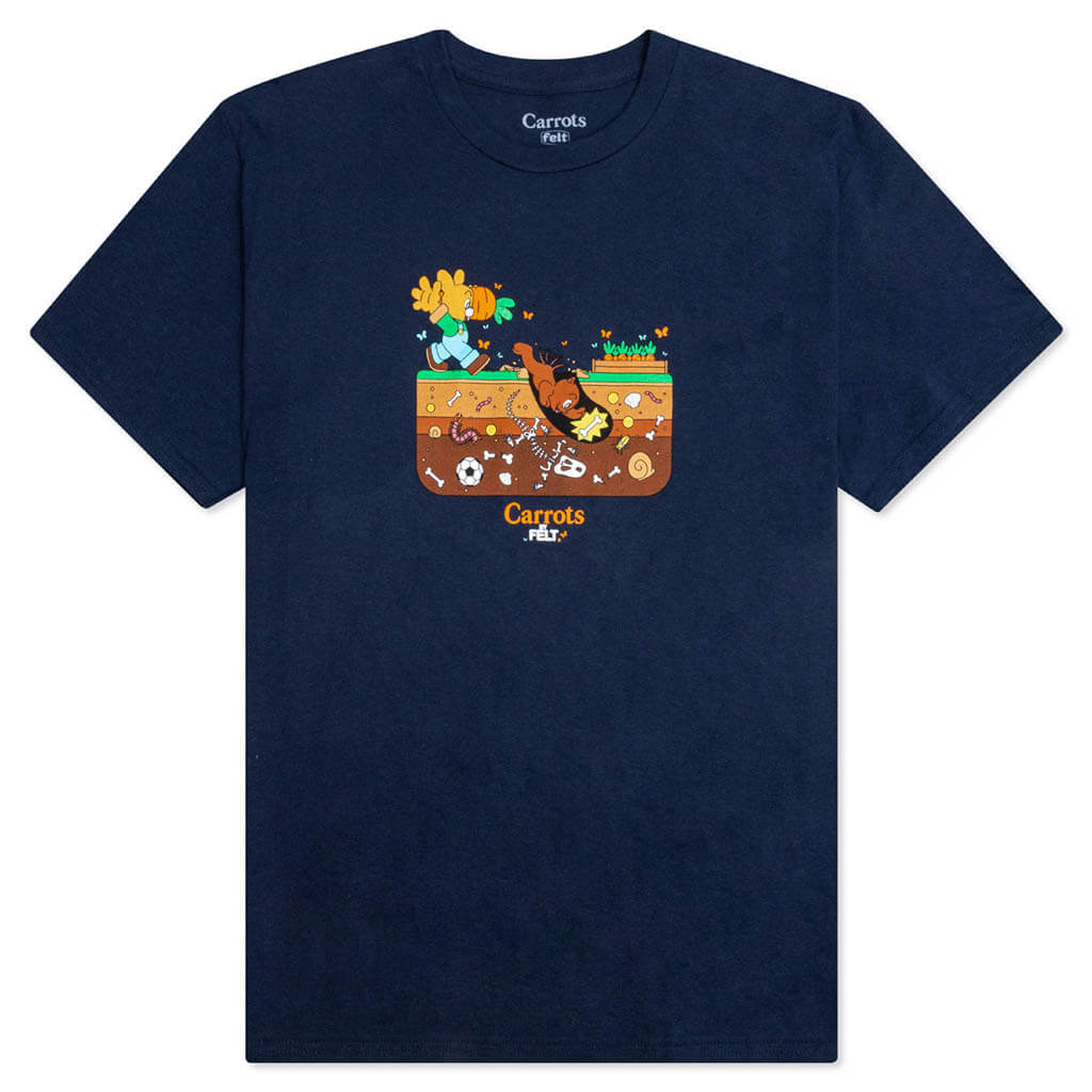 Carrots by Backyard Tee - Navy, , large image number null