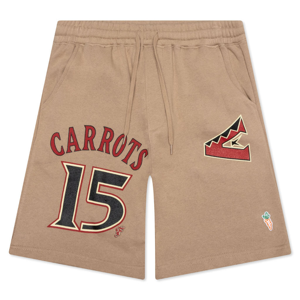 Feature x Carrots by Anwar Carrots Shorts - Tan, , large image number null