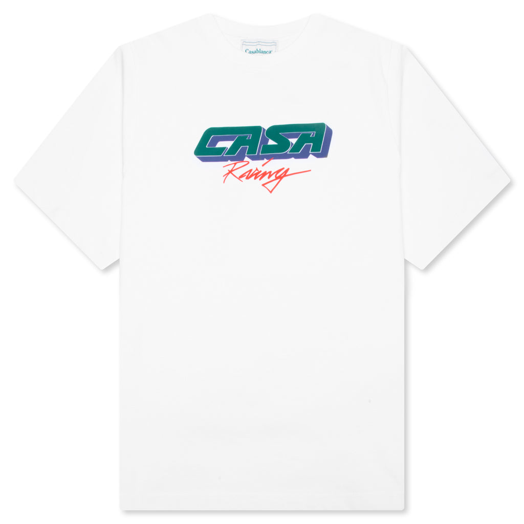 Casa Racing 3D Oversized T-Shirt - White