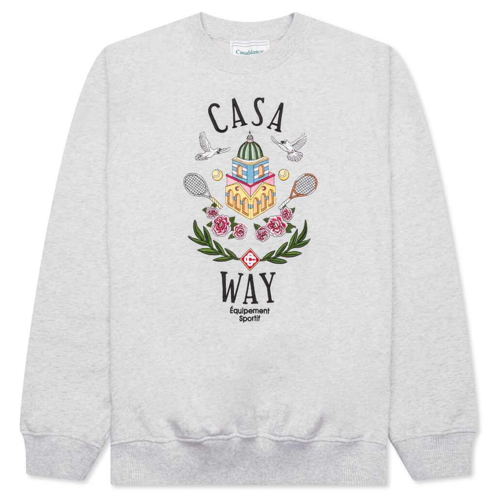 Casa Way Marle Loopback Crewneck - Grey