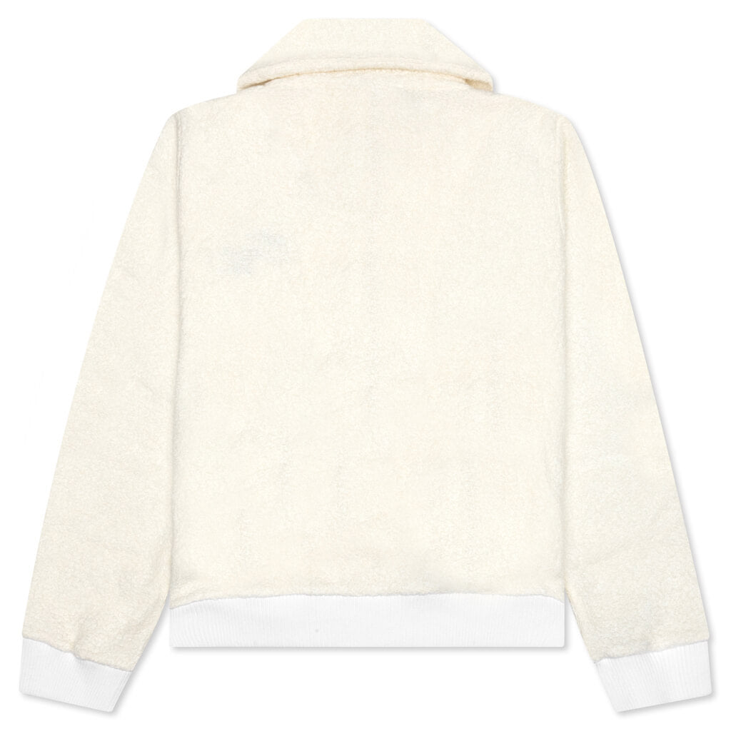 Caza Terry Track Jacket - Off White