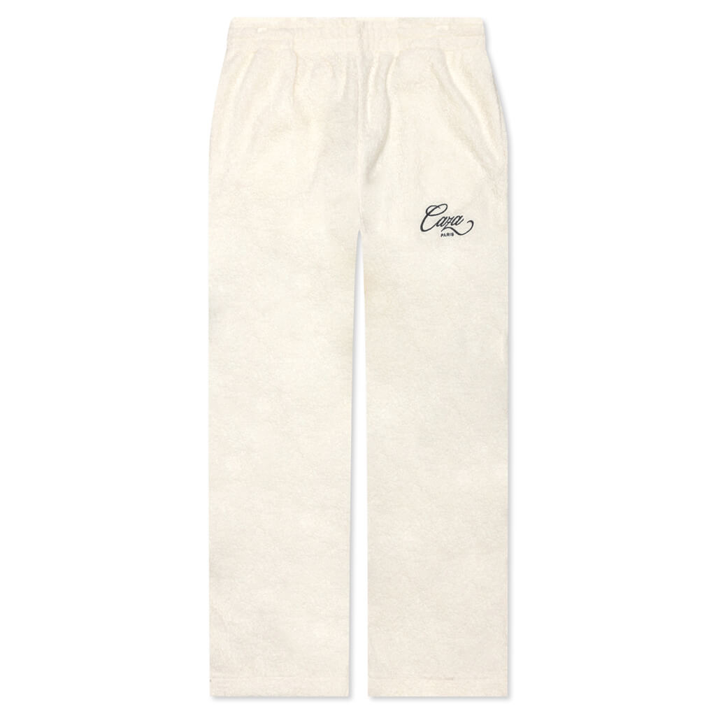 Caza Terry Track Pant - Off White