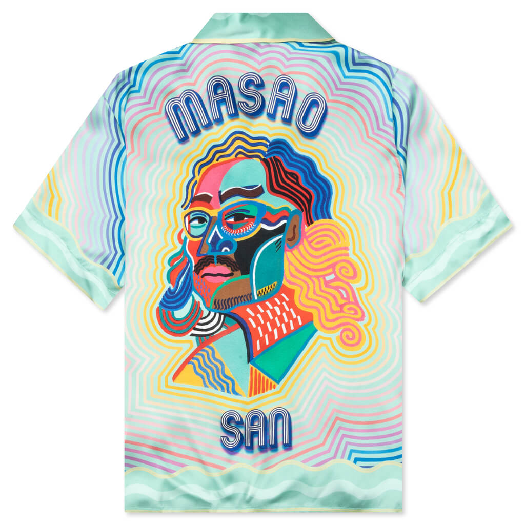 Masao San Cuban Collar S/S Shirt - Multi