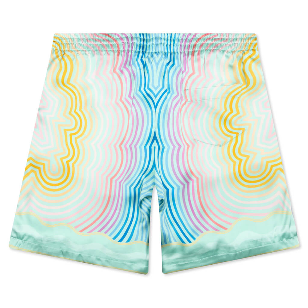 Masao San Silk Shorts w/ Drawstrings - Multi