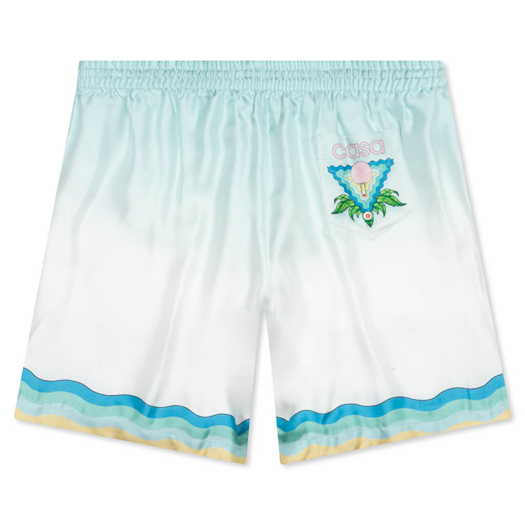 Memphis Icon Silk Shorts w/ Drawstrings - Multi