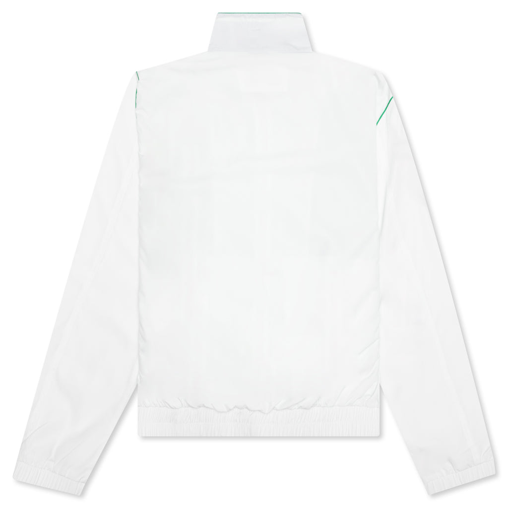 Perforated Layered Track Jacket - White/Green, , large image number null