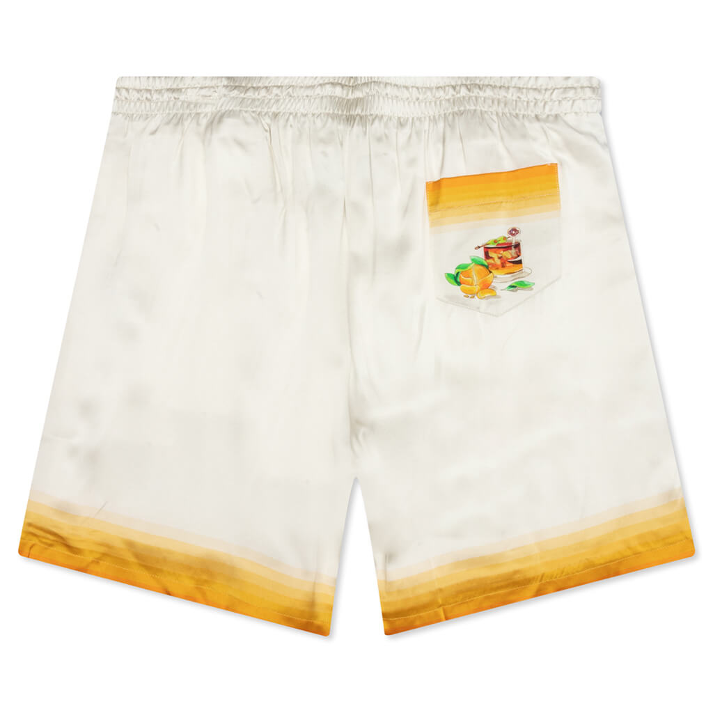 Silk Shorts With Drawstrings - Panoramique, , large image number null