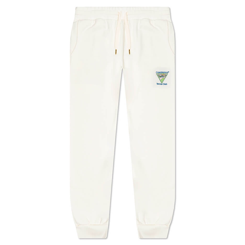 Tennis Club Icon Embroidered Sweatpant - Off White
