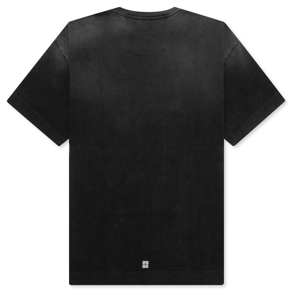 Casual Fit No Pocket T-Shirt - Black