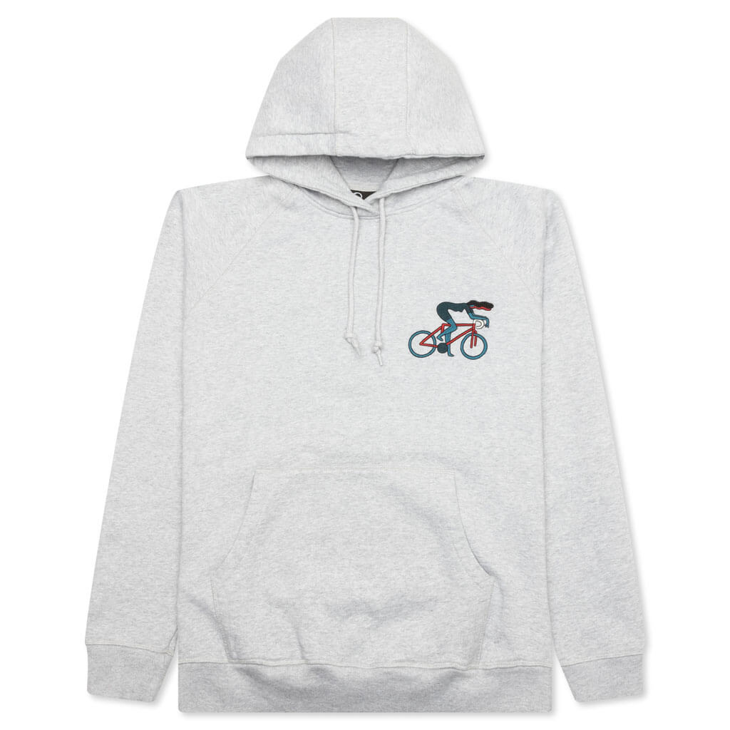 Cat Defense Hooded Sweatshirt - Heather Grey