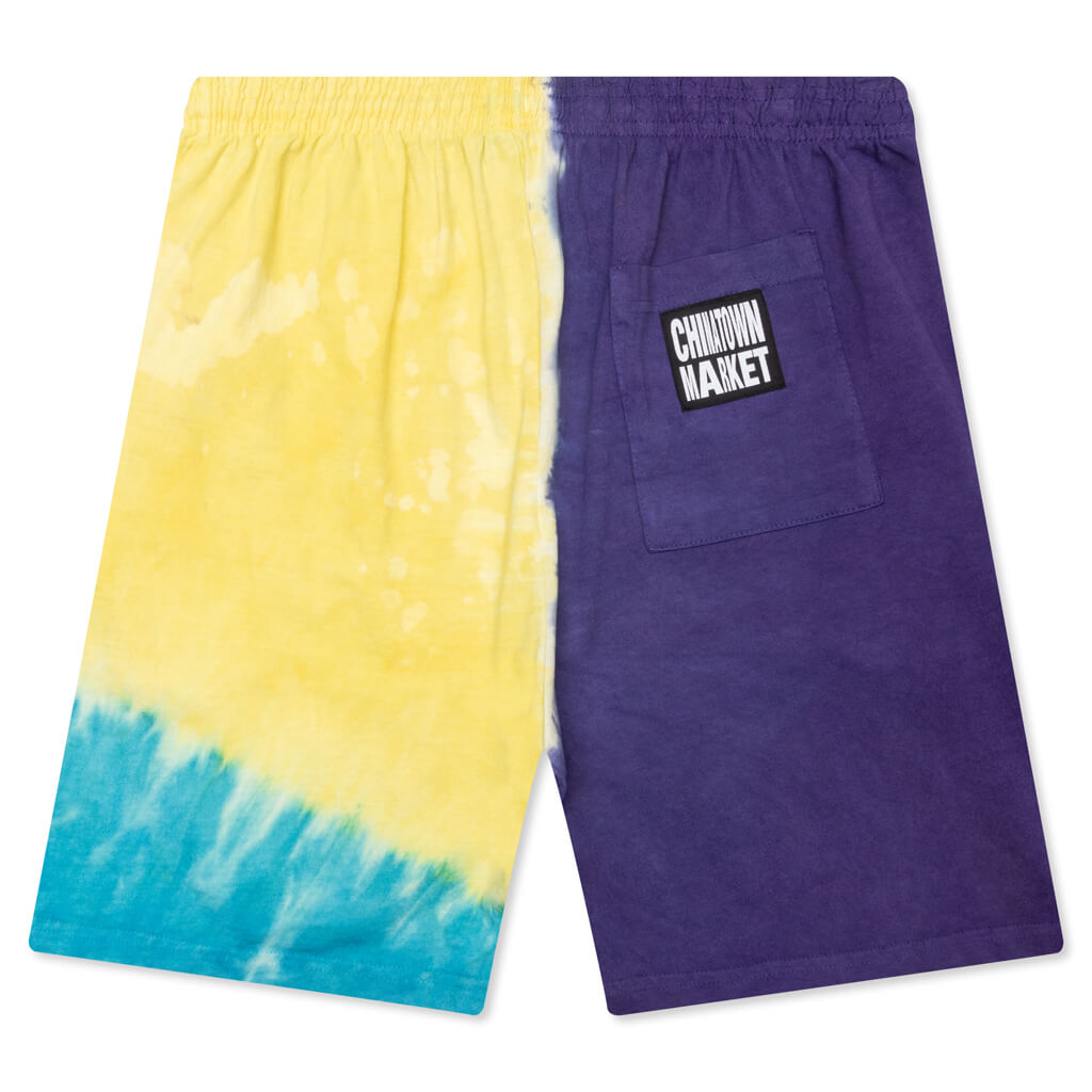 Chinatown UV Arc PYB Tie Dye Shorts - Tie Dye, , large image number null