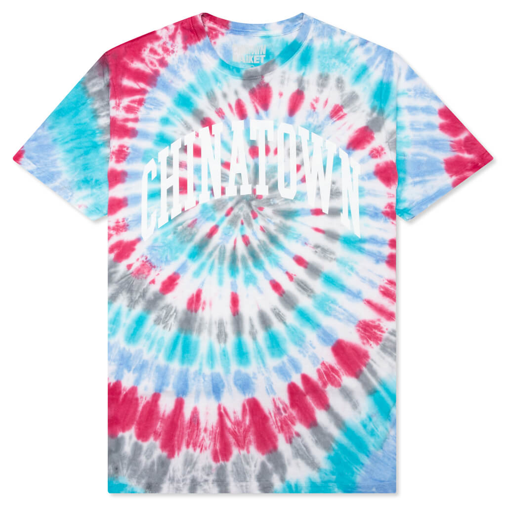 Chinatown UV Arc Tie Dye Tee - Spiral Tie Dye, , large image number null