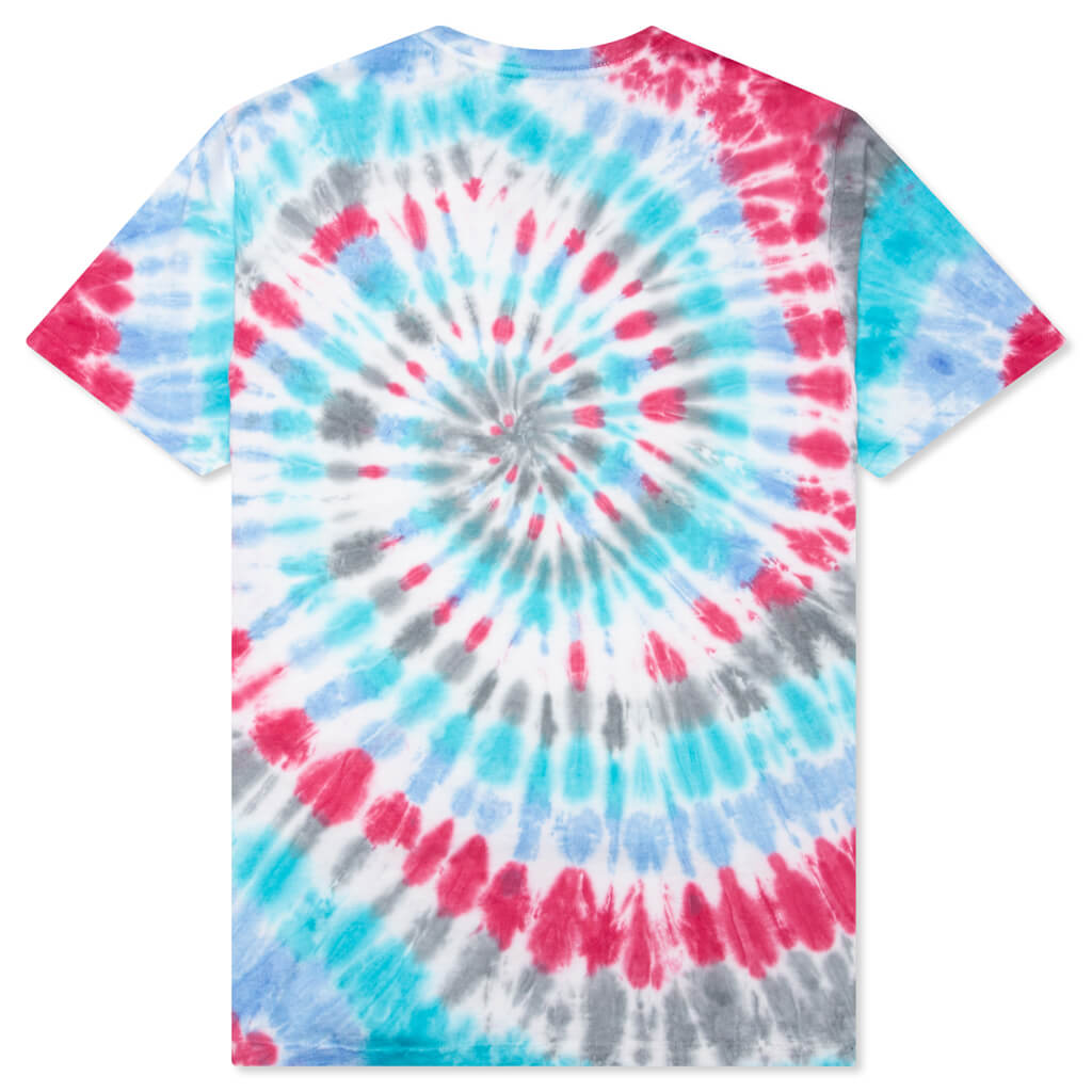 Chinatown UV Arc Tie Dye Tee - Spiral Tie Dye, , large image number null