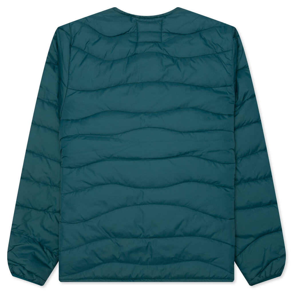 Colored Landscaped Jacket - Deep Sea Green