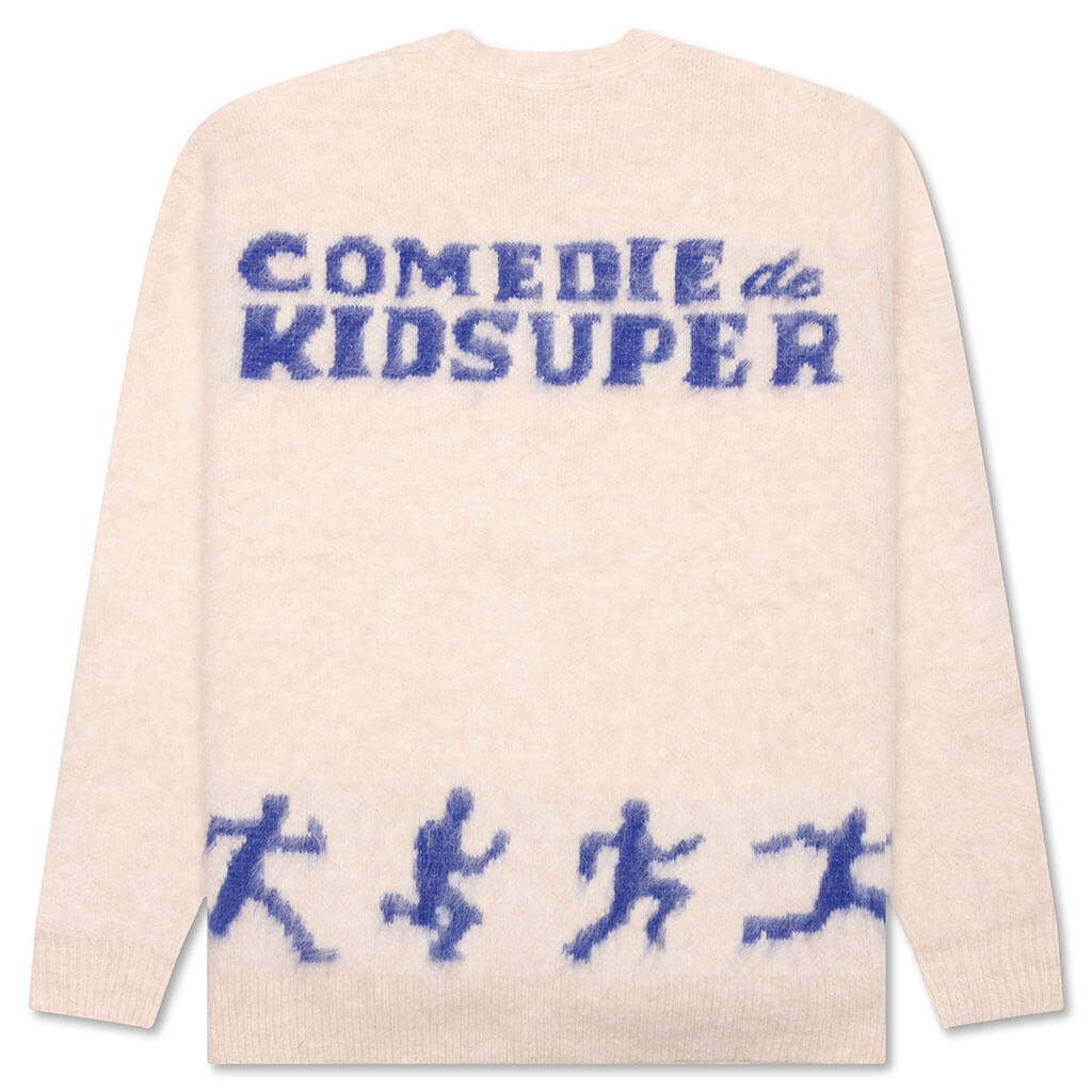 Comedie De Kidsuper Mohair Cardigan - Cream, , large image number null