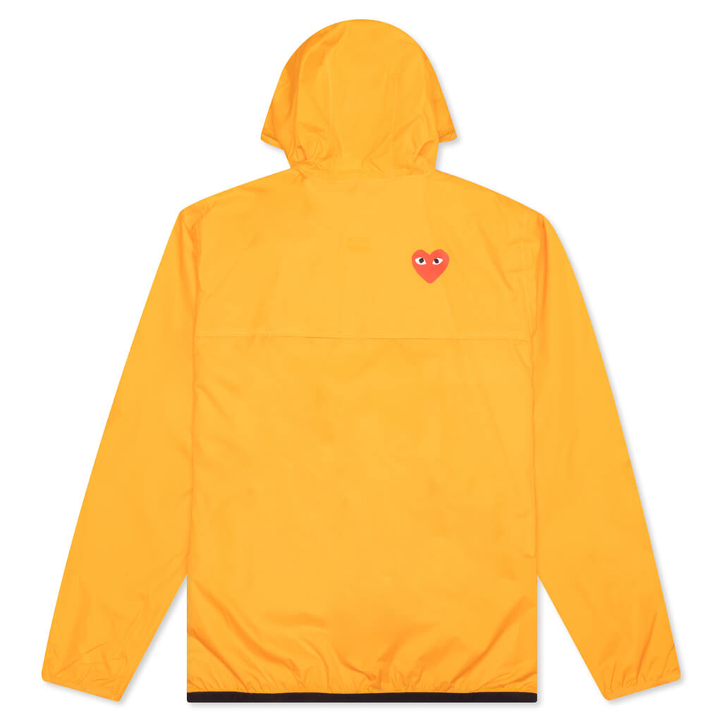 Comme Des Garcons PLAY x K-Way Le Vrai 3.0 Leon Jacket - Orange