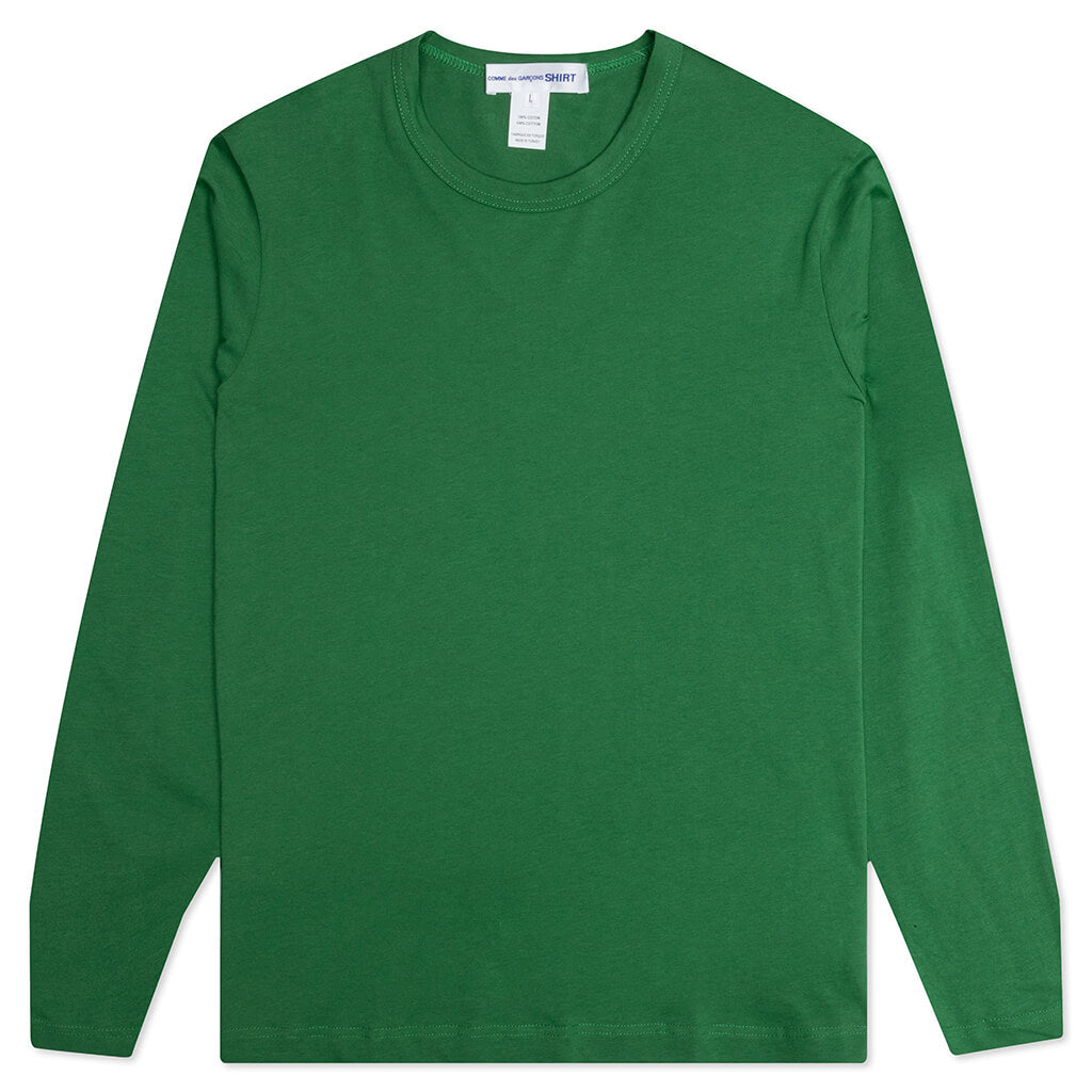 Back Logo L/S Tee - Green, , large image number null