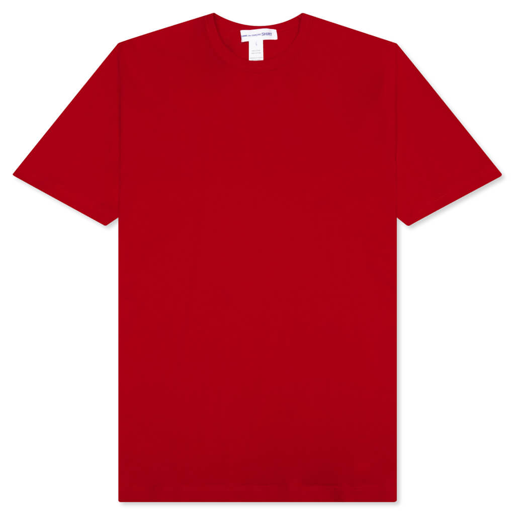 Back Logo S/S Tee - Red