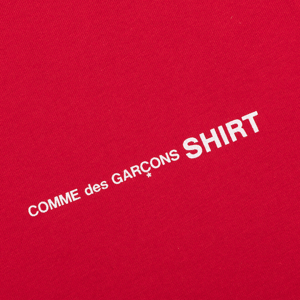 Comme Des Garcons SHIRT S/S Chest Logo Tee - Red, , large image number null