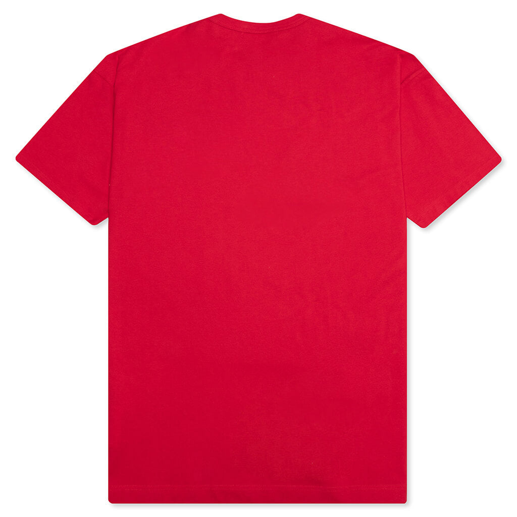 Comme Des Garcons SHIRT S/S Chest Logo Tee - Red