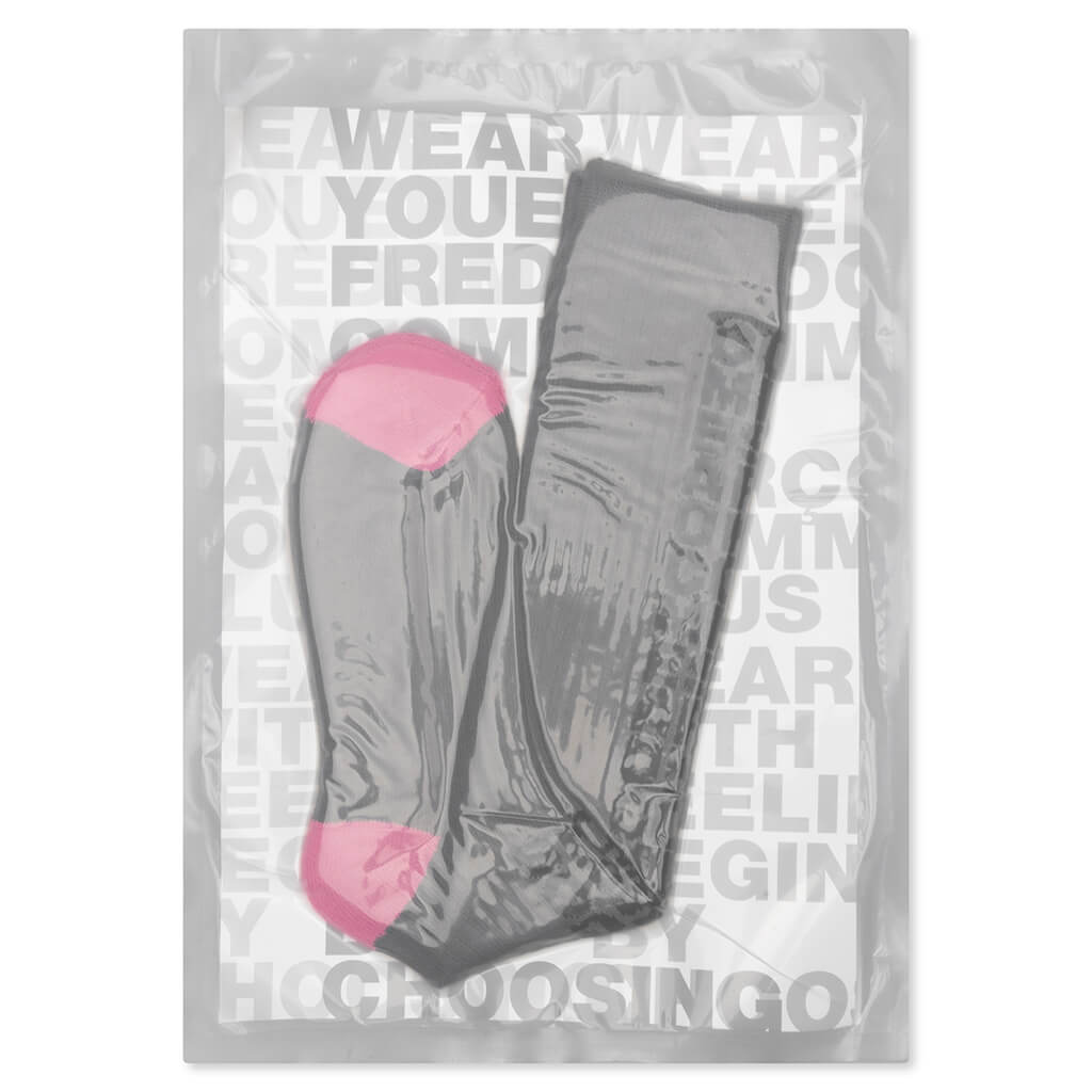 K502 Socks - Khaki/Pink, , large image number null