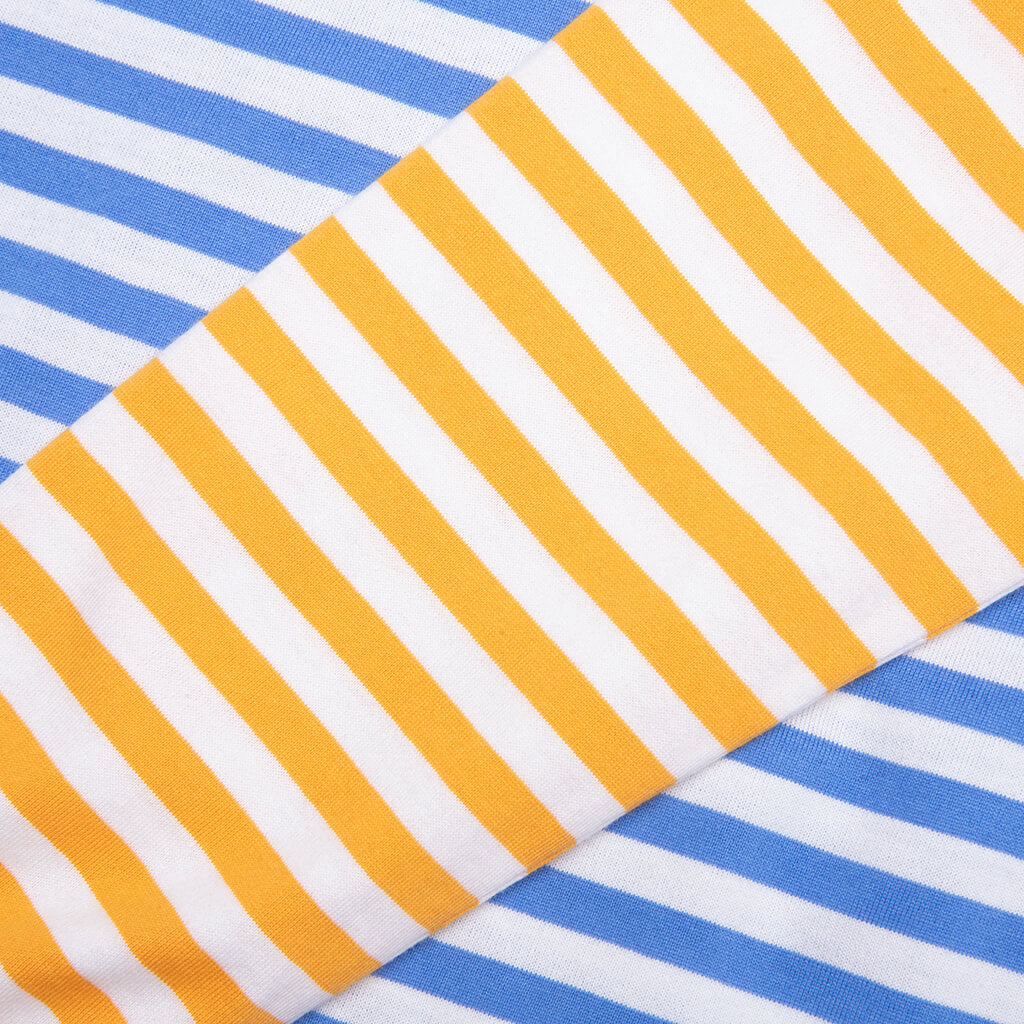 Bi-Color Stripe T-Shirt - Blue/Yellow, , large image number null