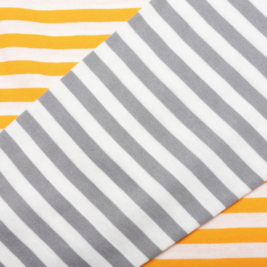 Bi-Color Stripe T-Shirt - Yellow/Grey, , large image number null