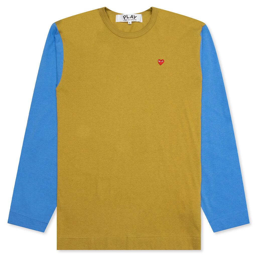 Bi-Color T-Shirt - Olive/Blue