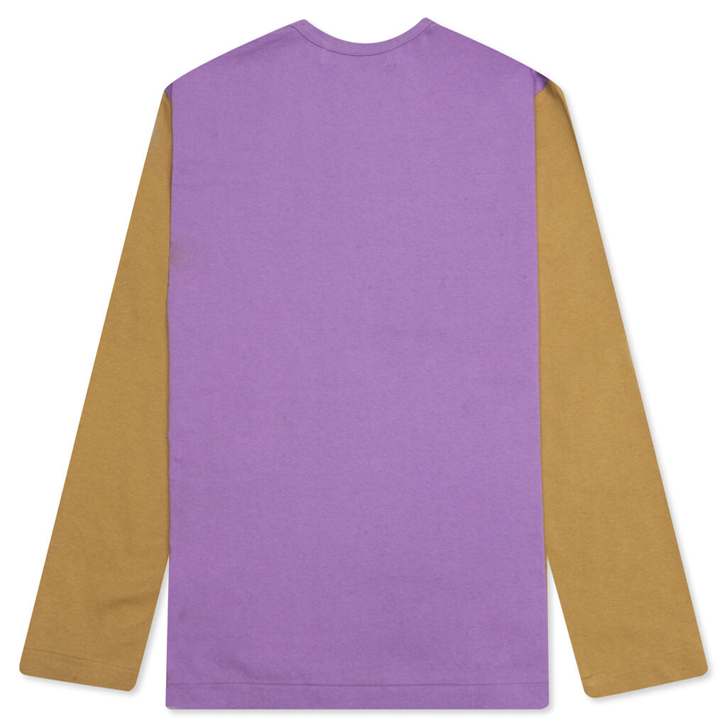 Bi-Color T-Shirt - Purple/Olive