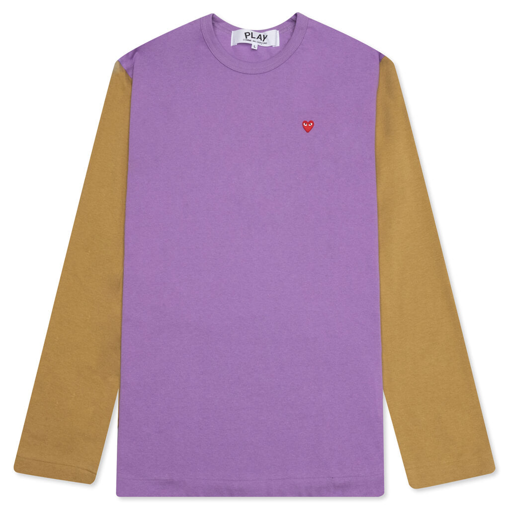 Bi-Color T-Shirt - Purple/Olive