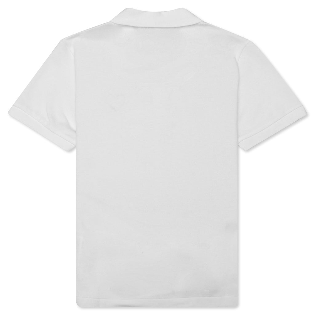 Black Emblem Women's Polo Shirt - White