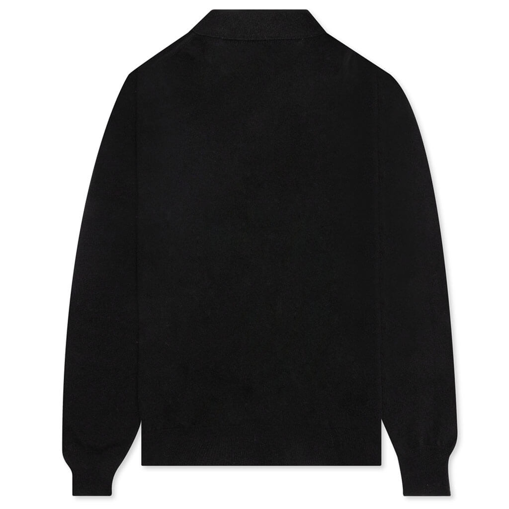 Knit Cardigan - Black, , large image number null