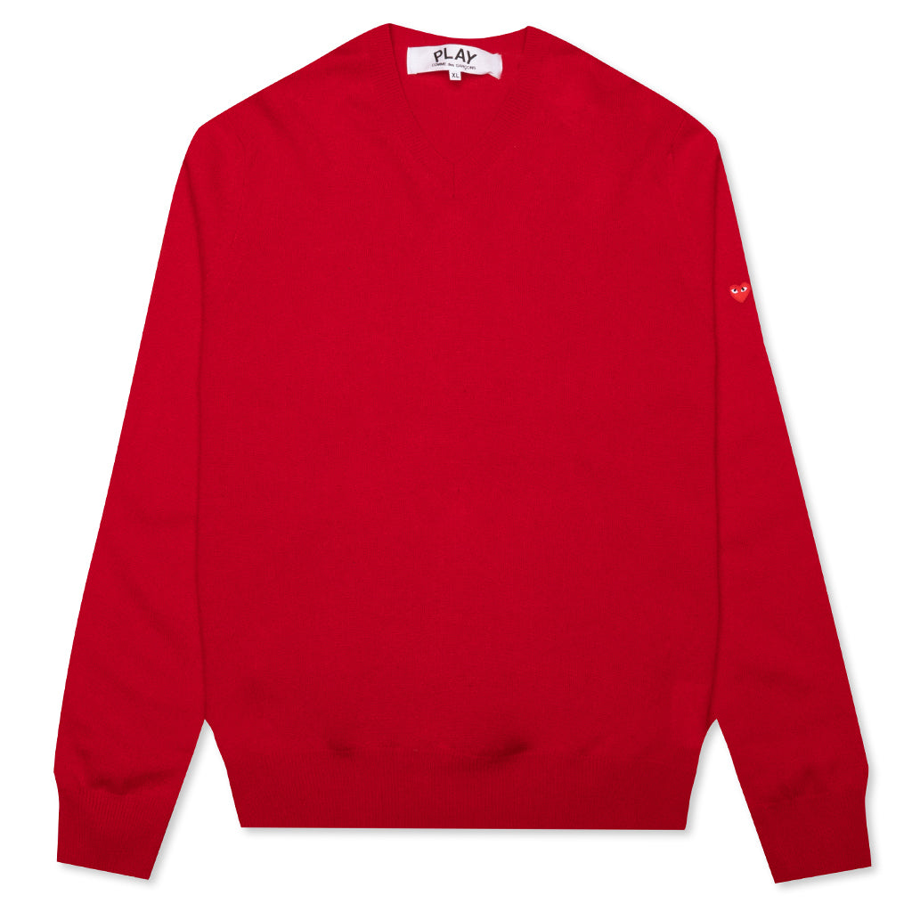 Small Heart Sweater - Red