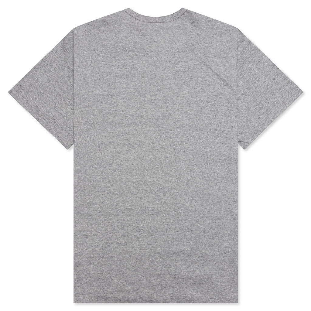 Small Red Heart T-Shirt - Grey