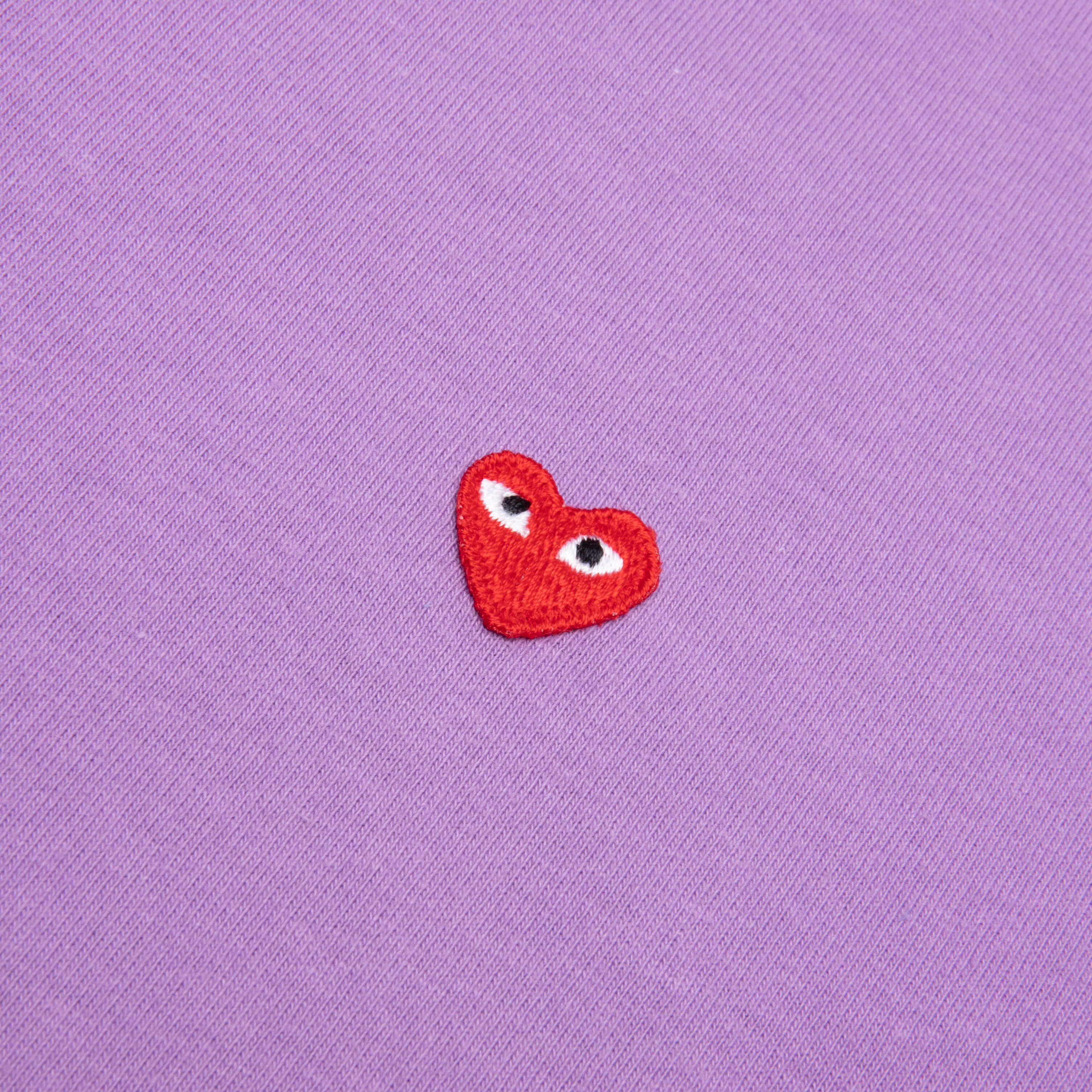 Small Red Heart T-Shirt - Purple, , large image number null