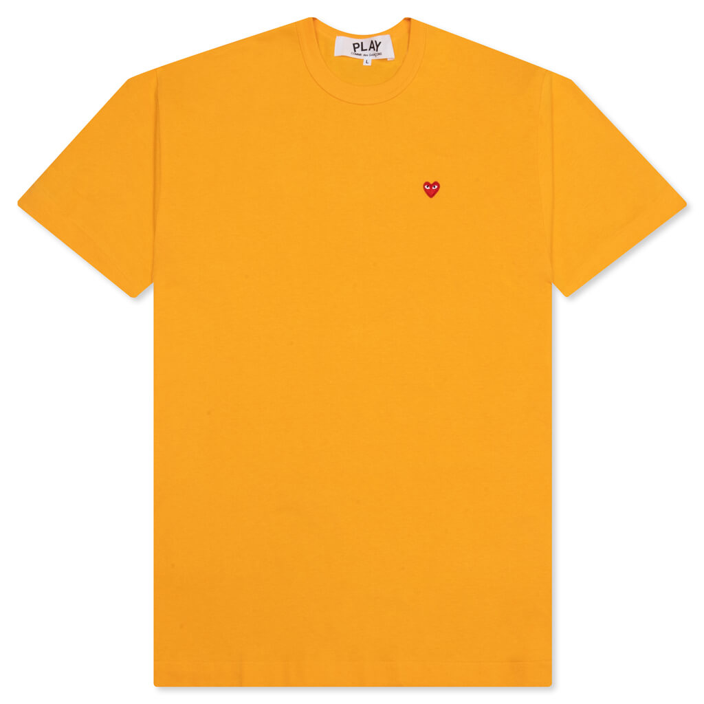 Small Red Heart T-Shirt - Yellow