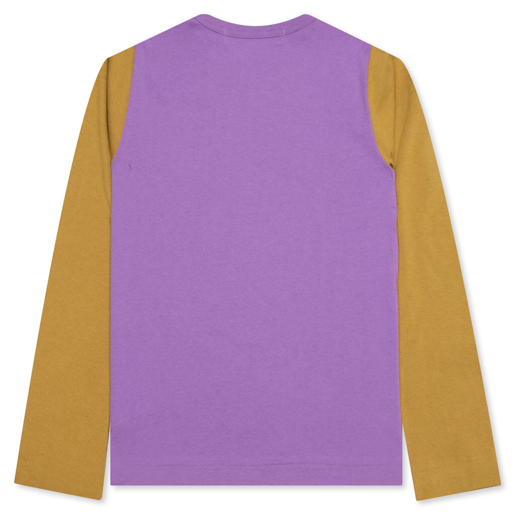 Women's Bi-Color T-Shirt - Purple/Olive