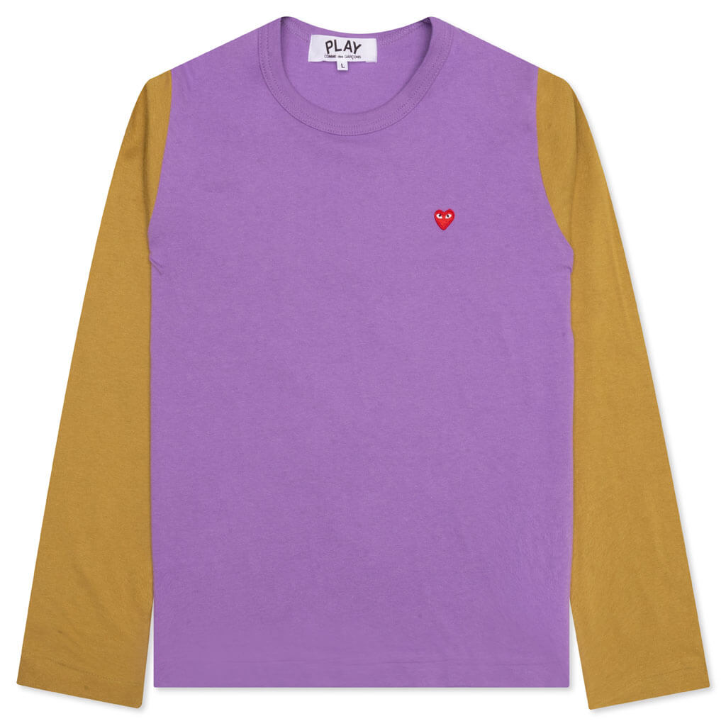 Women's Bi-Color T-Shirt - Purple/Olive