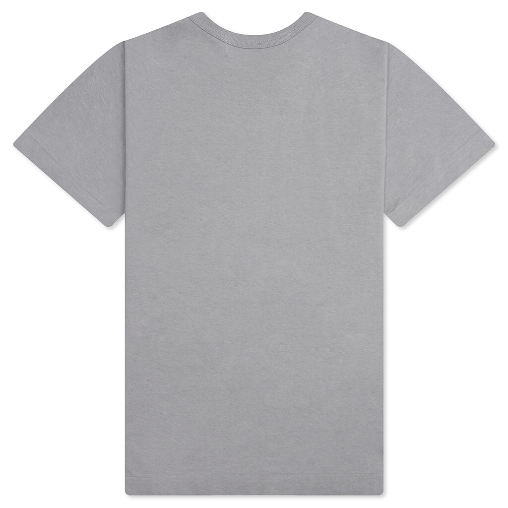 Women's Small Heart T-Shirt - Grey
