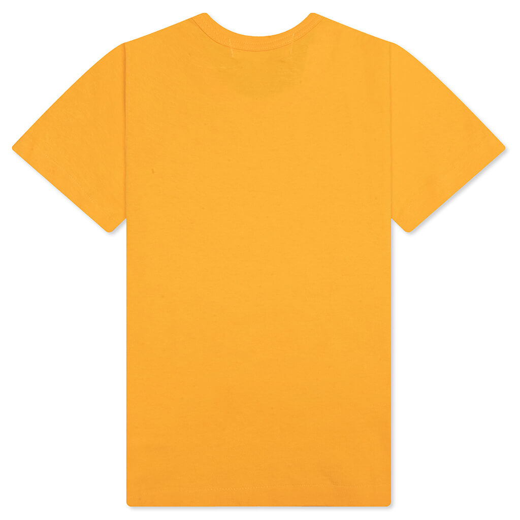 Women's Small Heart T-Shirt - Orange