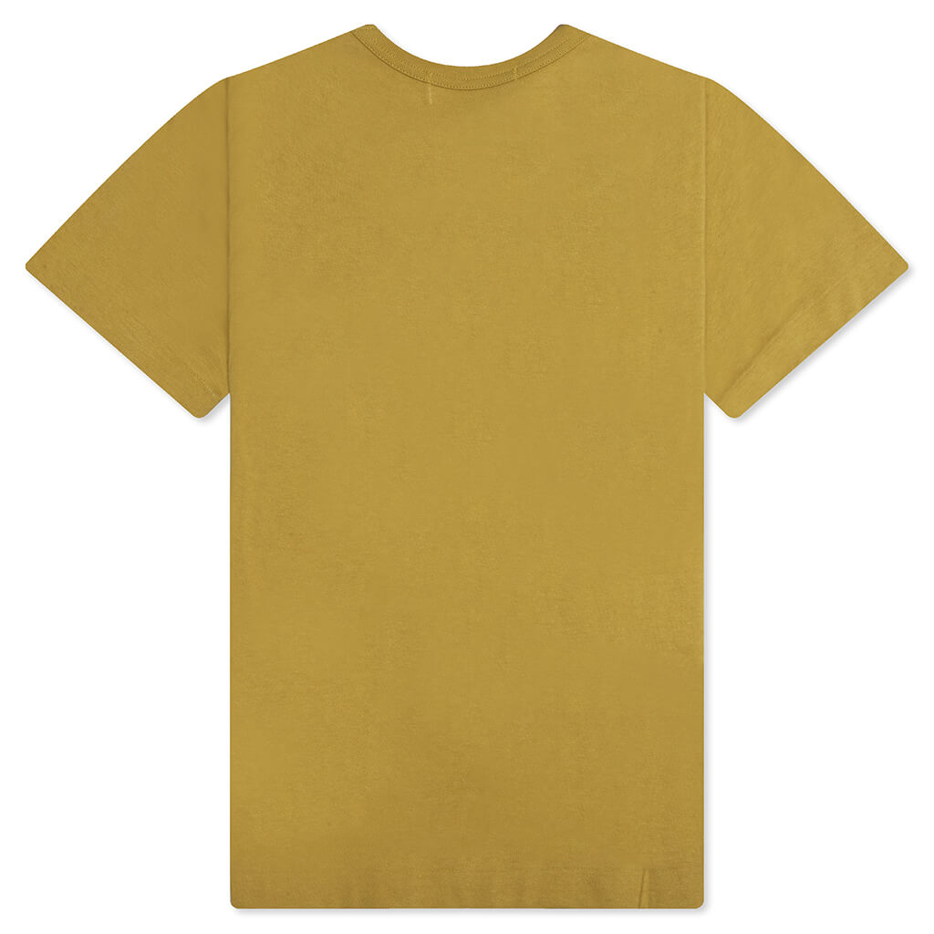Women's Small Heart T-Shirt - Mustard